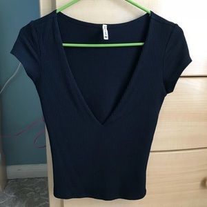 Emma & Sam Deep V Neck top